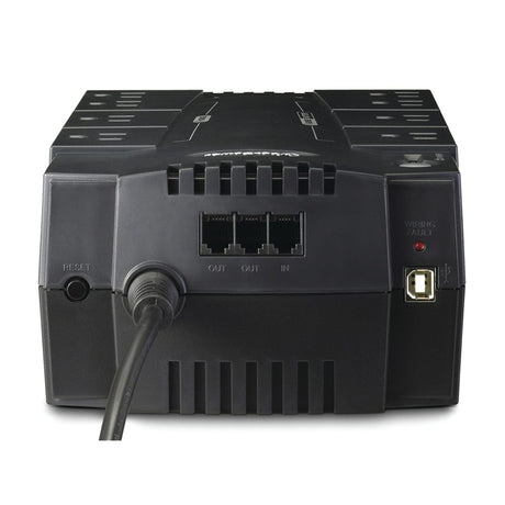 CyberPower 8-AC Outlet and Data Line 550-VA/330-Watt PC/Network/Entertainment Compact UPS Battery Backup with 890-Joules Surge Protection, 5-Ft. Cord