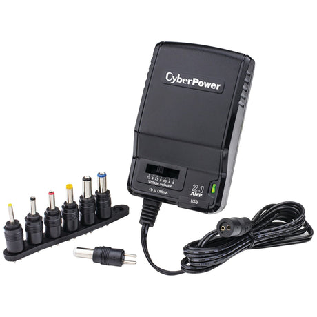 CyberPower 1300mA Universal AC Power Adapter with USB Input