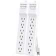CyberPower 6-AC Outlet 500-Joules Essential Series Surge Protector Power Strip, 2-Ft. Cord with Straight Plug, MP1073SS, 2 Pack