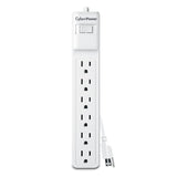 CyberPower 6-AC Outlet 500-Joules Essential Series Surge Protector Power Strip, 2-Ft. Cord with Straight Plug, MP1073SS, 2 Pack