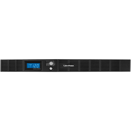 CyberPower 6-AC Outlet and Data Line 500-VA/300-Watt Line-Interactive Rackmount UPS Battery Backup with Surge Protection, LCD, and AVR, 10-Ft. Cord