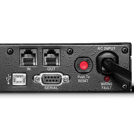CyberPower 6-AC Outlet and Data Line 500-VA/300-Watt Line-Interactive Rackmount UPS Battery Backup with Surge Protection, LCD, and AVR, 10-Ft. Cord