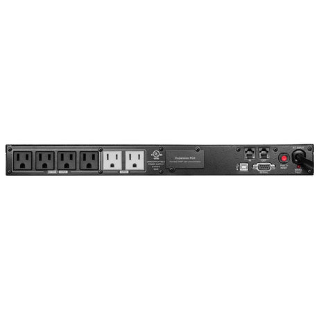 CyberPower 6-AC Outlet and Data Line 500-VA/300-Watt Line-Interactive Rackmount UPS Battery Backup with Surge Protection, LCD, and AVR, 10-Ft. Cord