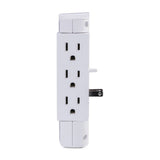CyberPower 6-AC Swiveling Outlet and 2-USB Port 1200-Joules Professional Series Surge Protector Wall Tap, CSP600WSURC2