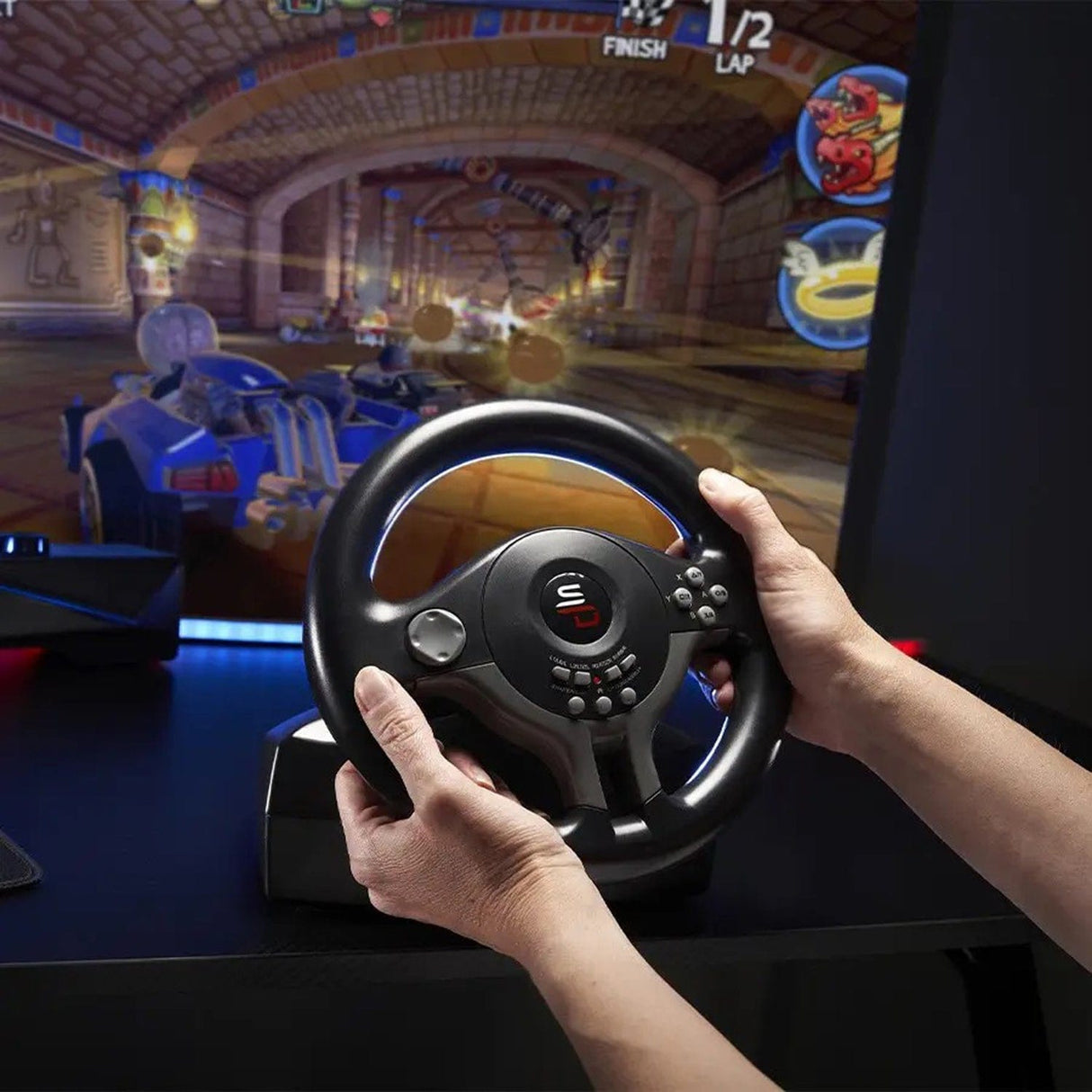 Subsonic Superdrive Gaming Driving Wheel, SV 250