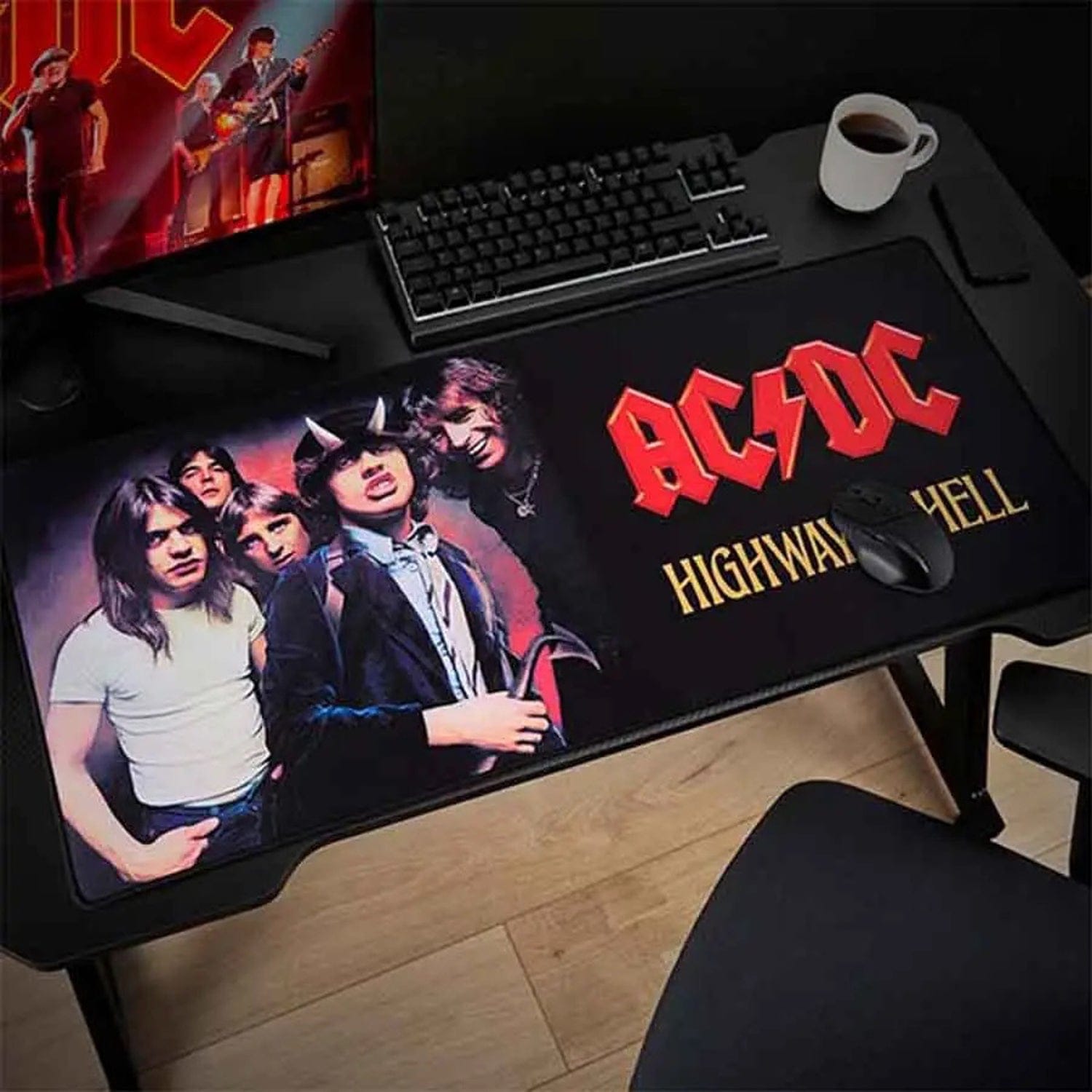 Subsonic XXL Gaming Mouse Pad, AC/DC