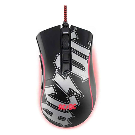 Subsonic Wired Ergonomic Optical Gaming Mouse with Scroll Wheel, 7 Programmable Buttons, 7200 DPI, for PC, AC/DC