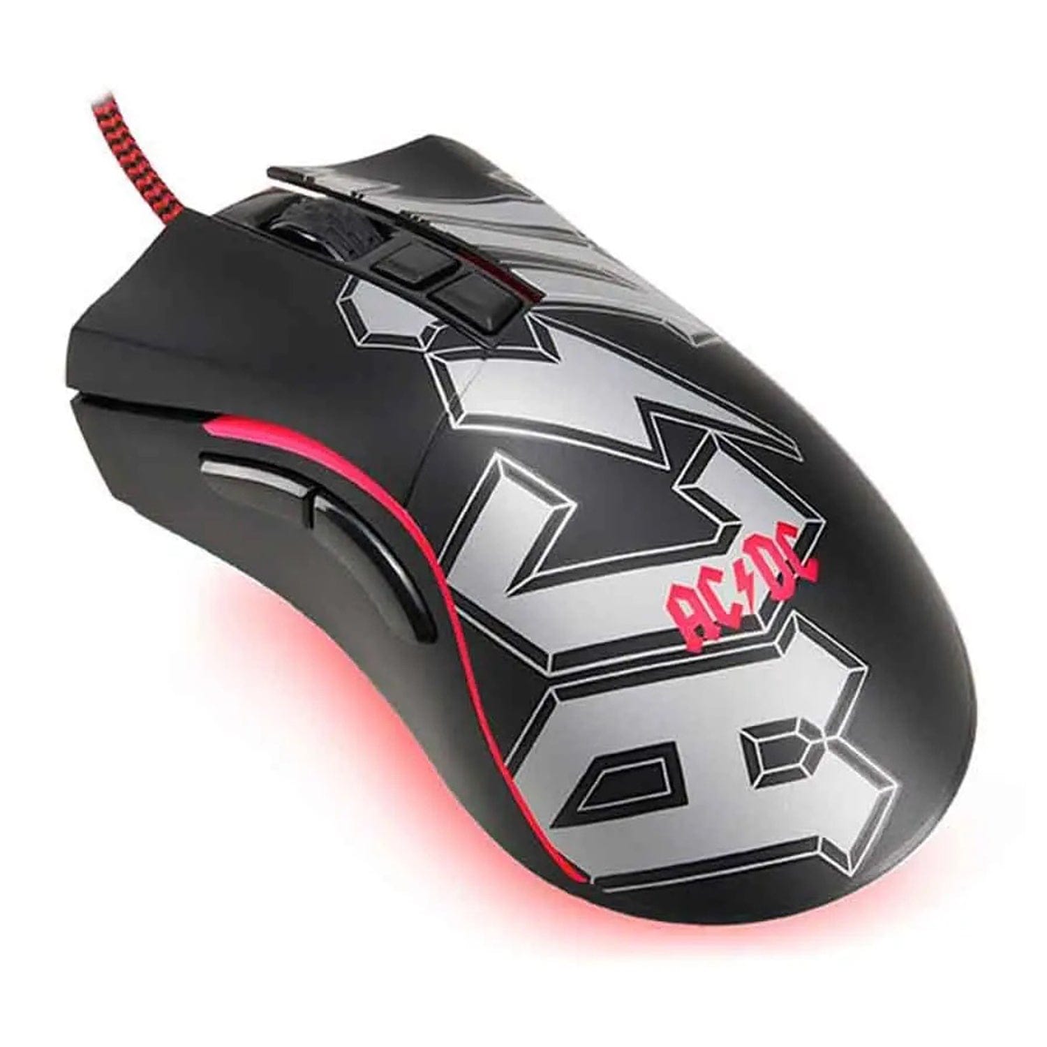 Subsonic Wired Ergonomic Optical Gaming Mouse with Scroll Wheel, 7 Programmable Buttons, 7200 DPI, for PC, AC/DC