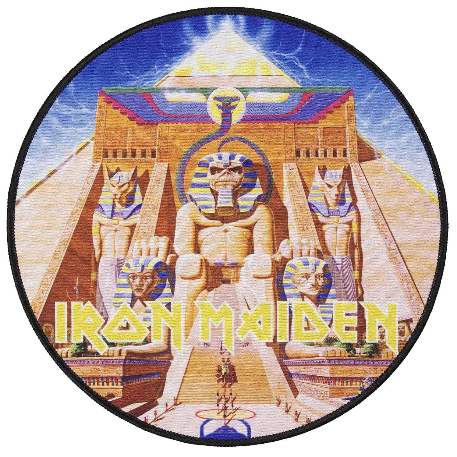 Subsonic 11.8-In. Round Gaming Mouse Pad, IRON MAIDEN - Powerslave