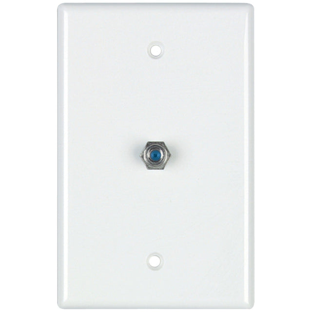 DataComm Electronics 2.4 GHz Coaxial Wall Plate, White