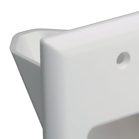 DataComm Electronics 1-Gang Recessed Low-Voltage Cable Plate, Ultra White