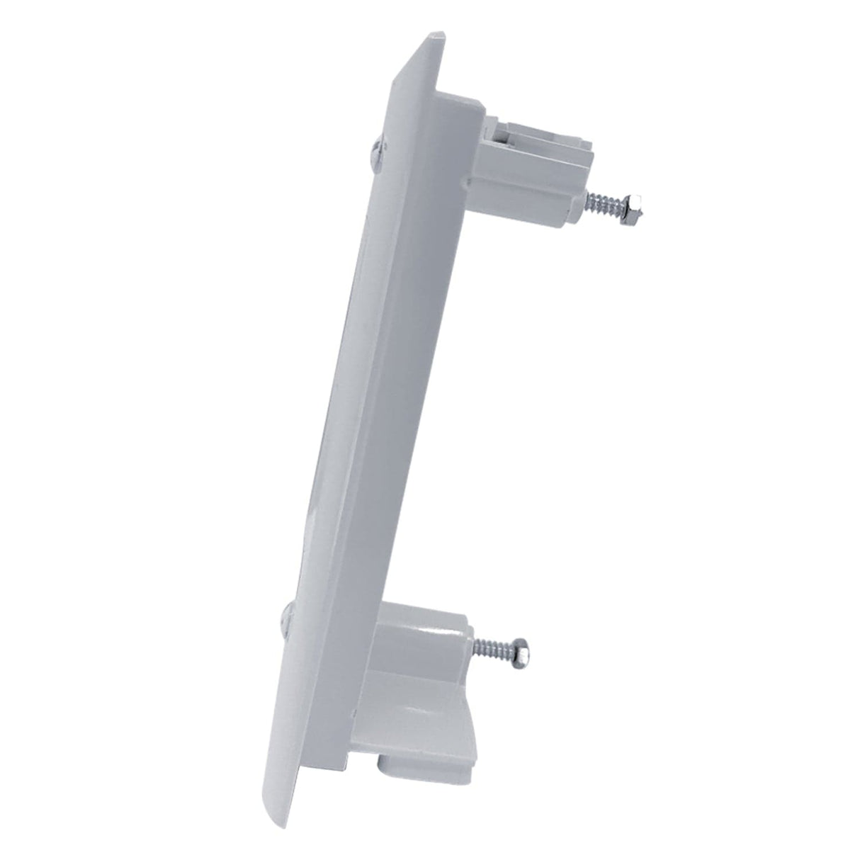 DataComm Electronics 1-Gang Split Cable Plate with Flexible Opening, Ultra White, 1 Pack