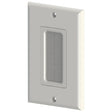 DataComm Electronics 1-Gang Brush Wall Plate, 1 Pack; Ultra White