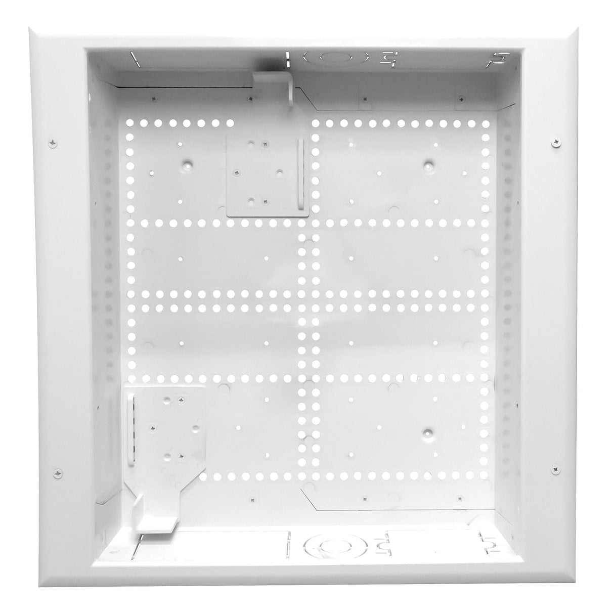 DataComm Electronics 17-In. ABS Plastic Connected Media Box, No Power, with Slim-Line Trim Ring
