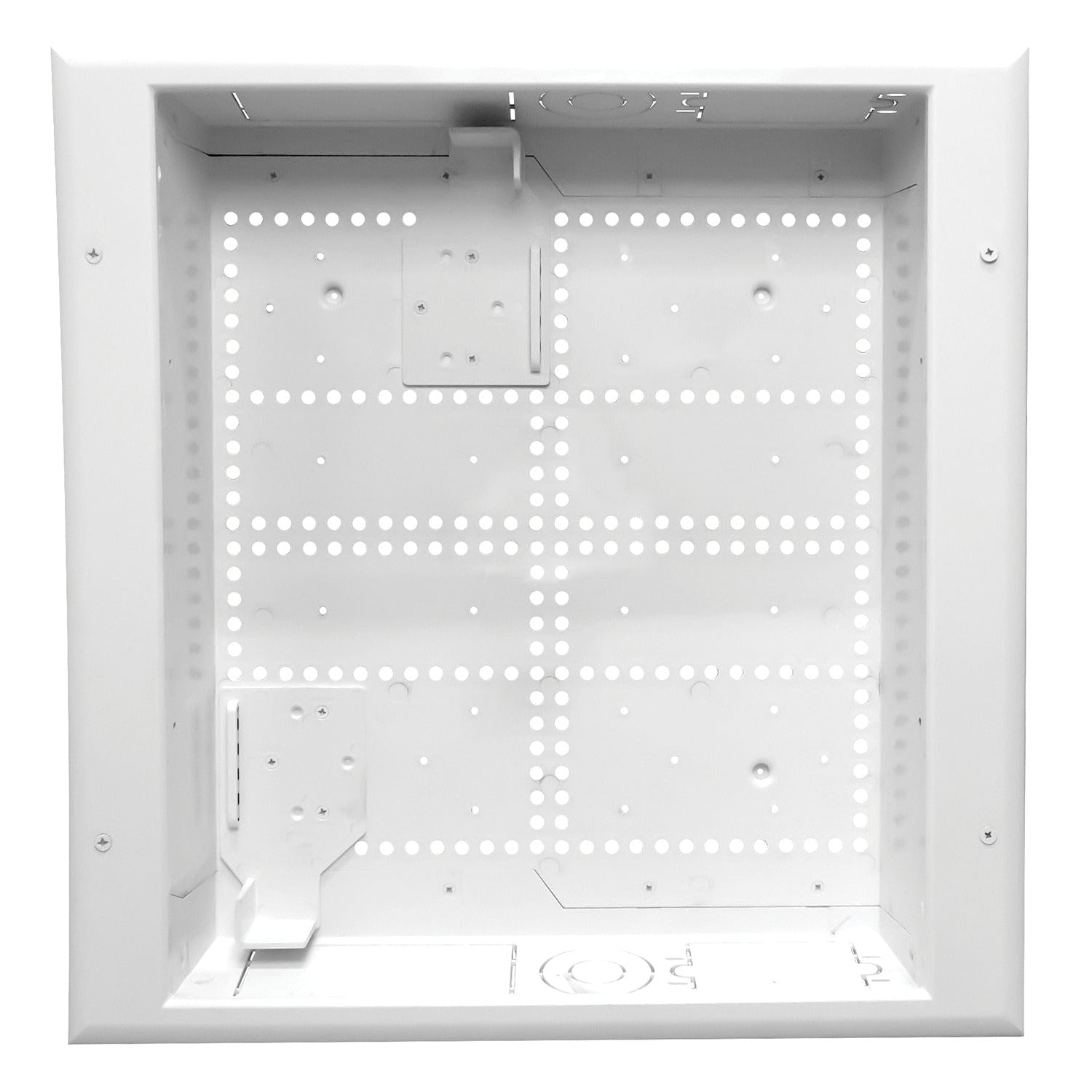 DataComm Electronics 17-In. ABS Plastic Connected Media Box, No Power, with Slim-Line Trim Ring