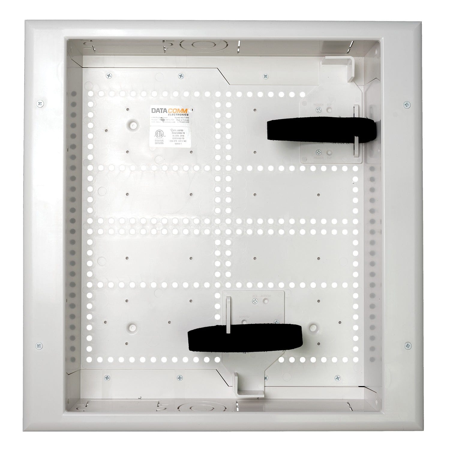 DataComm Electronics 17-In. ABS Plastic Connected Media Box, No Power, with Slim-Line Trim Ring