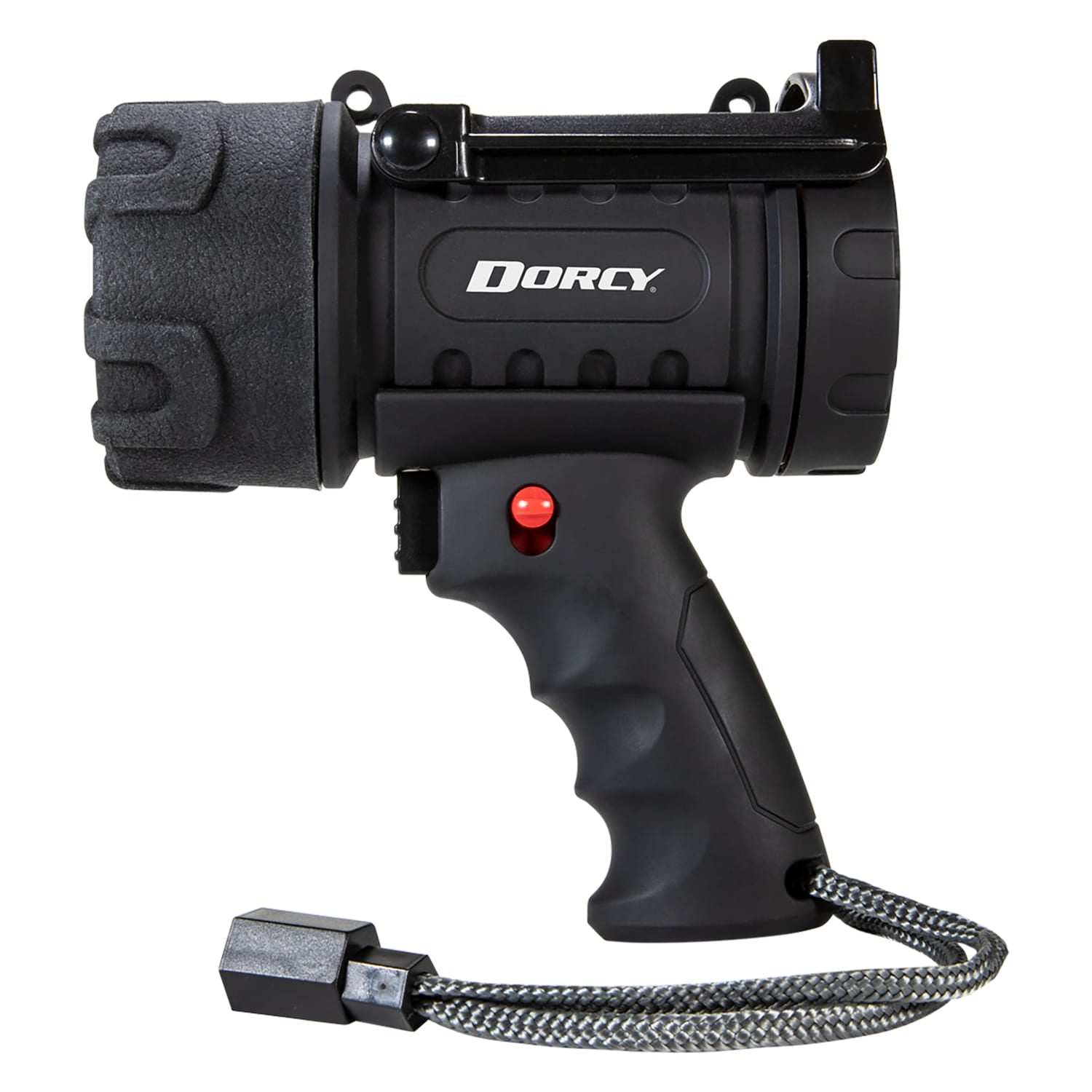 Dorcy Pro Rechargeable Spotlight, 500 Lumens, LED, IP65 Water-Resistant, Fold-out Stand, up to 1260-Ft. Beam Distance, up to 6.75 Hours Run Time