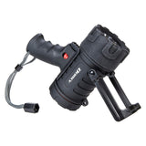 Dorcy Pro Rechargeable Spotlight, 500 Lumens, LED, IP65 Water-Resistant, Fold-out Stand, up to 1260-Ft. Beam Distance, up to 6.75 Hours Run Time