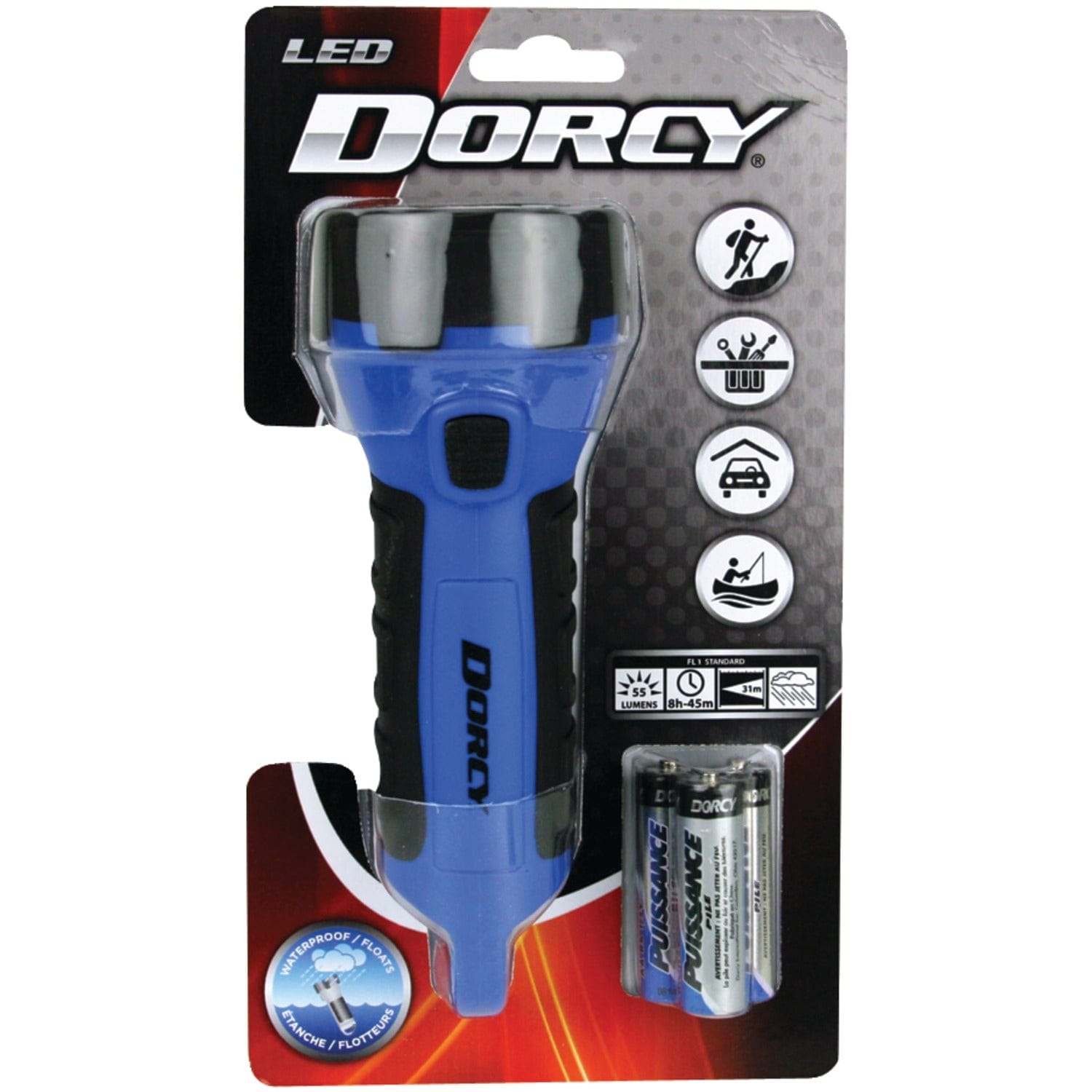 Dorcy 150-Lumen Floating Flashlight