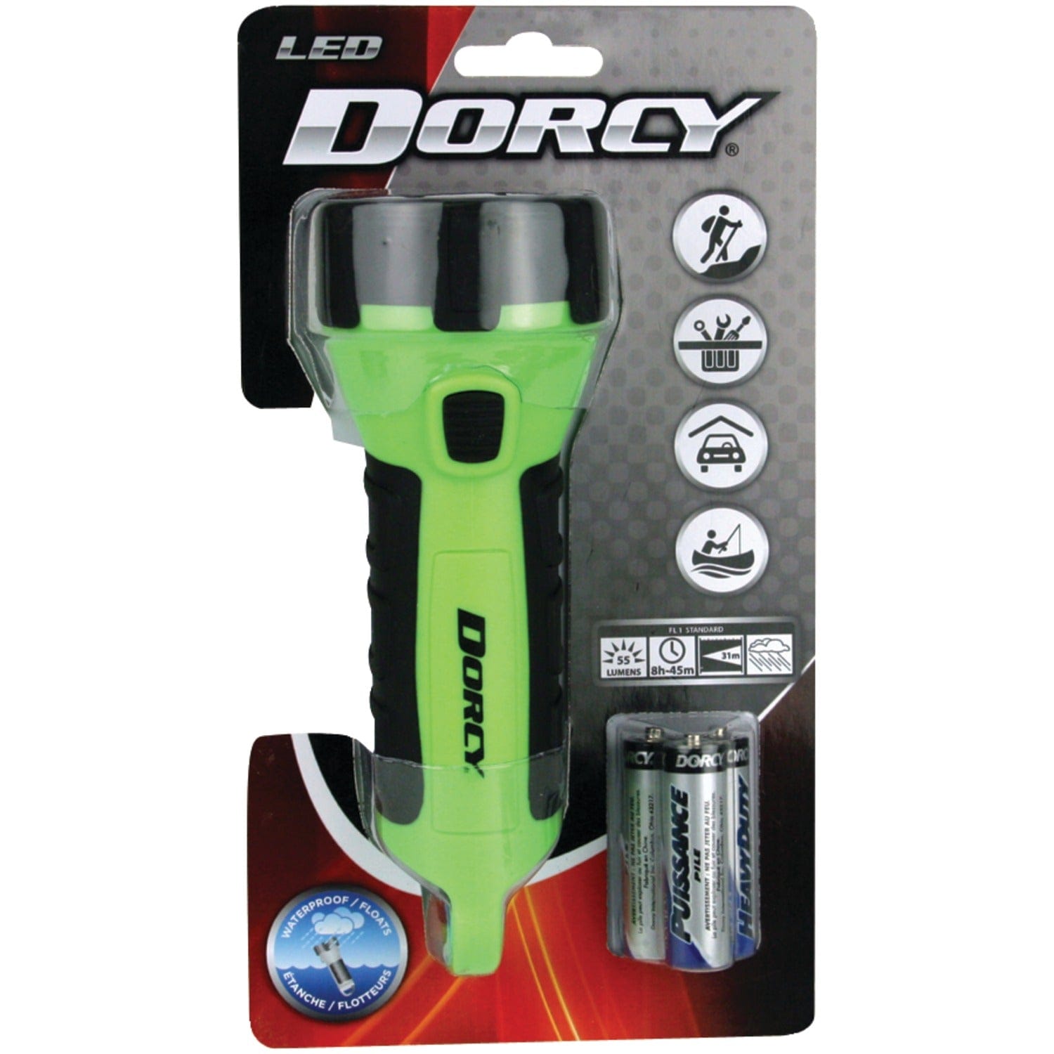 Dorcy 150-Lumen Floating Flashlight