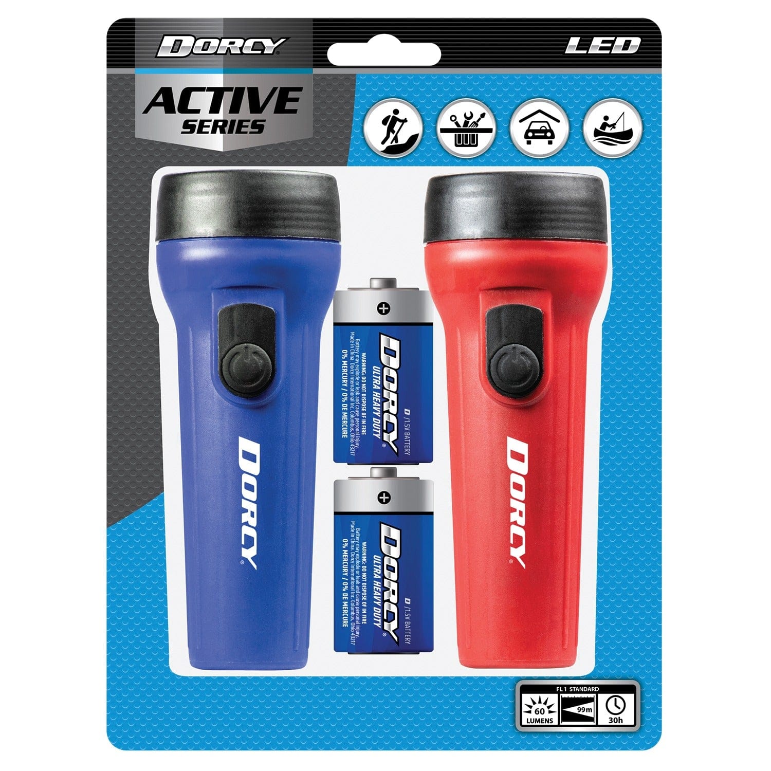 Dorcy LED Flashlight Combo