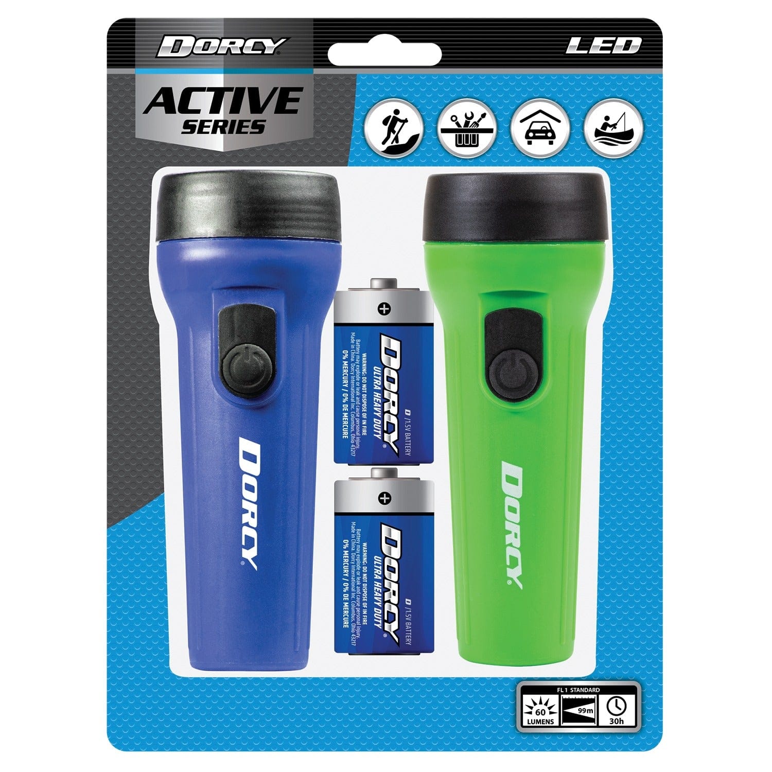 Dorcy LED Flashlight Combo