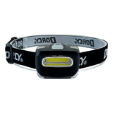 Dorcy Active Series COB LED 150-Lumen Headlamp with 3 Modes, Battery Powered, up to 65-Ft. Beam Distance, up to 2.5 Hours Run Time, 3 Pack