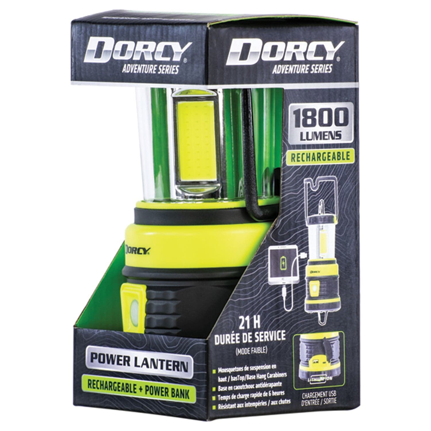 Dorcy 1,800-Lumen Rechargeable Adventure Lantern