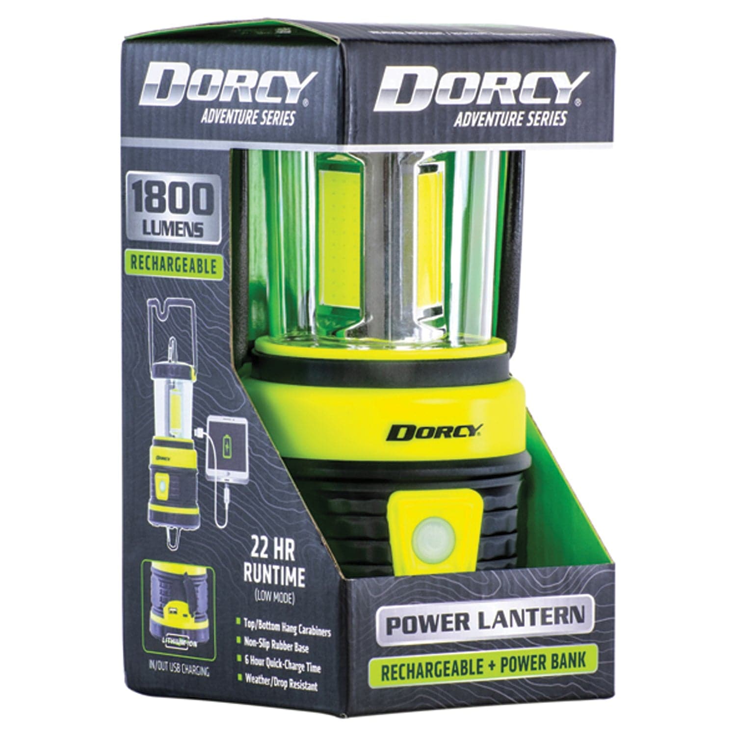 Dorcy 1,800-Lumen Rechargeable Adventure Lantern