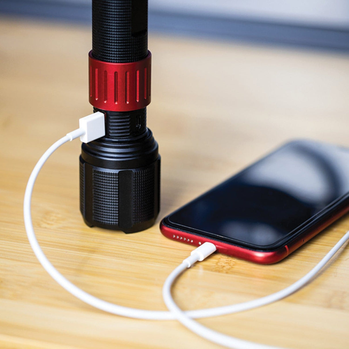 Dorcy 3,400-Lumen USB Rechargeable Flashlight with Power Bank