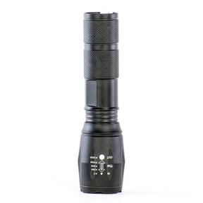 Dorcy 300-Lumen Ultra HD Aluminum LED Rechargeable Flashlight with Power Bank