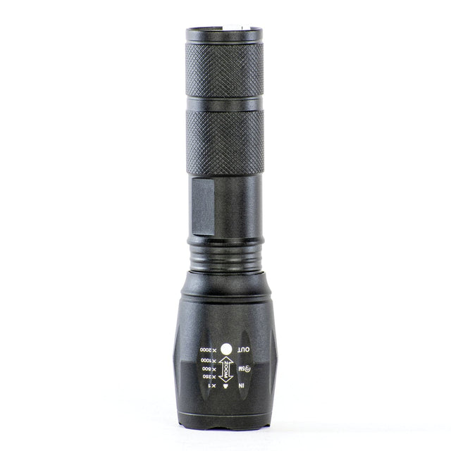 Dorcy 300-Lumen Ultra HD Aluminum LED Rechargeable Flashlight with Power Bank