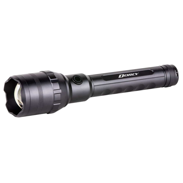 Dorcy Ultra HD Series USB-Rechargeable LED 9000-Lumen Aluminum Flashlight with Power Bank, 4 Modes, up to 820-Ft. Beam, up to 24 Hours Run Time