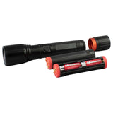 Dorcy Ultra HD Series Hybrid AA/Rechargeable LED 2000-Lumen Aluminum Flashlight with 3 Modes, up to 1312-Ft. Beam, up to 9 Hours Run Time