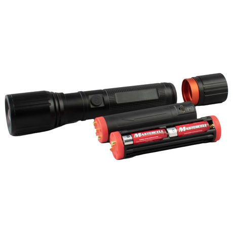 Dorcy Ultra HD Series Hybrid AA/Rechargeable LED 2000-Lumen Aluminum Flashlight with 3 Modes, up to 1312-Ft. Beam, up to 9 Hours Run Time