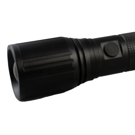 Dorcy Ultra HD Series Hybrid AA/Rechargeable LED 2000-Lumen Aluminum Flashlight with 3 Modes, up to 1312-Ft. Beam, up to 9 Hours Run Time