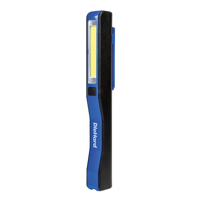 DieHard 200-Lumen Water-Resistant Rechargeable COB LED Pen Light with Clip