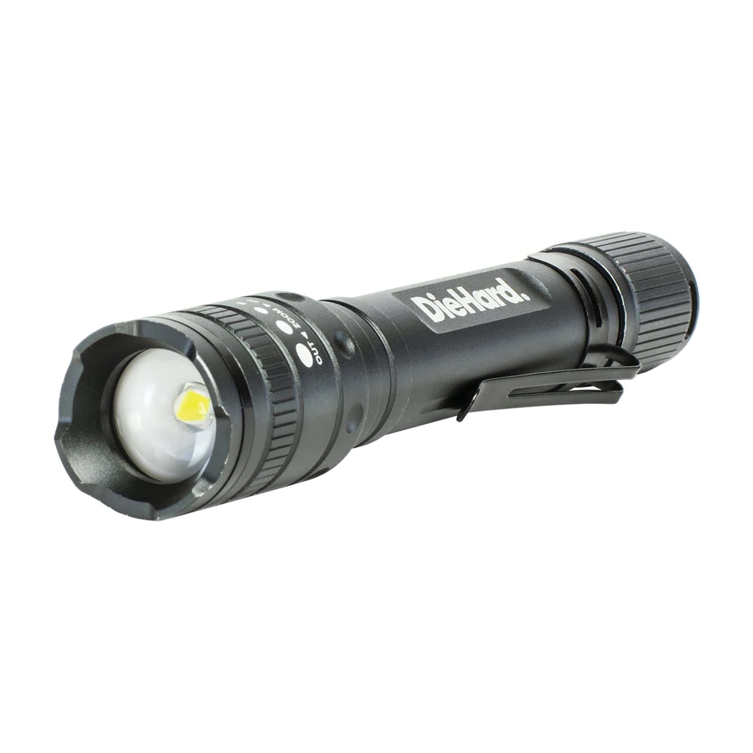 DieHard 270-Lumen Aluminum Twist-Focus Flashlight