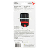 LifeGear 330-Lumen Stormproof Path Light with Safety Whistle, BA38-60634-RED