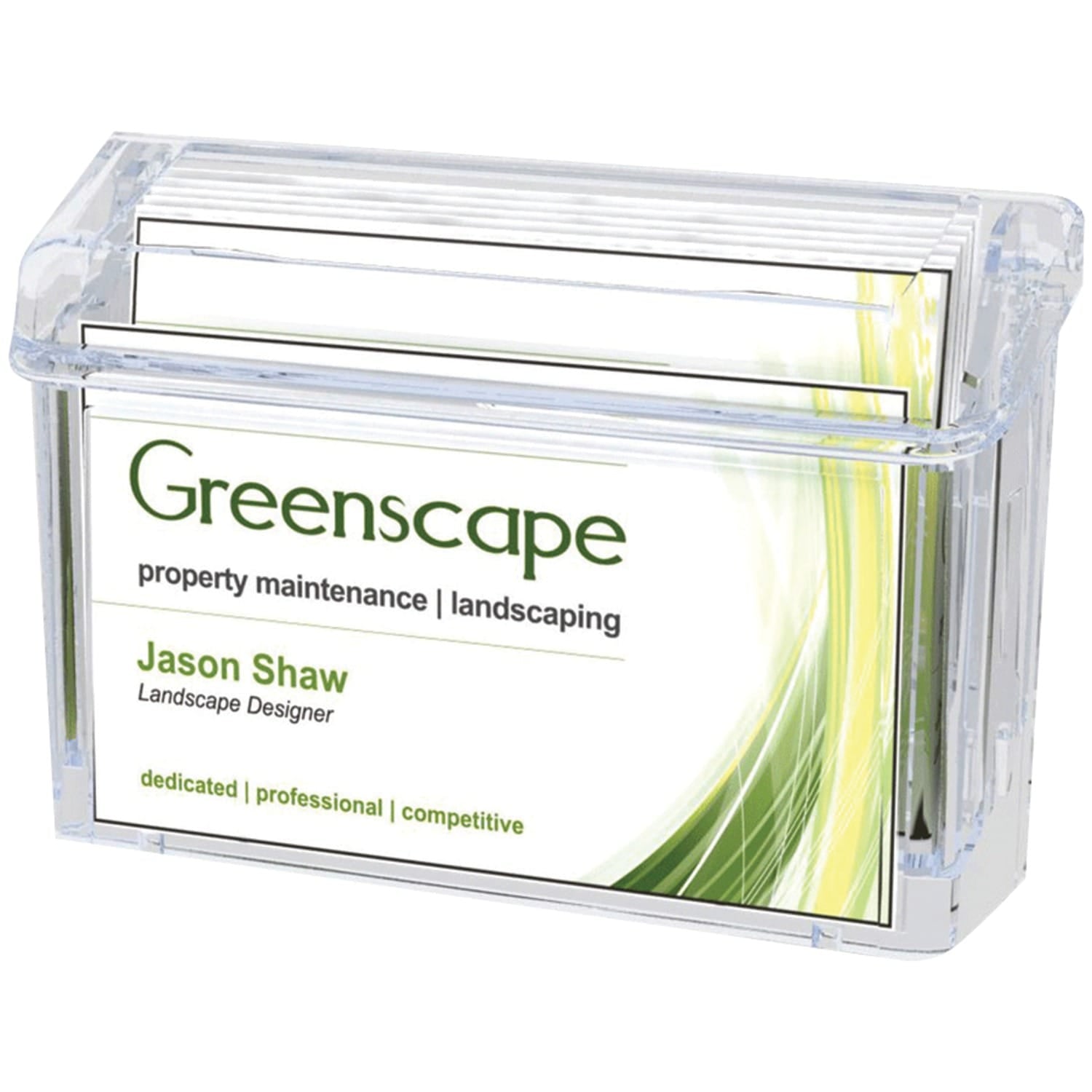 Deflecto Grab-A-Card Outdoor Business Card Holder