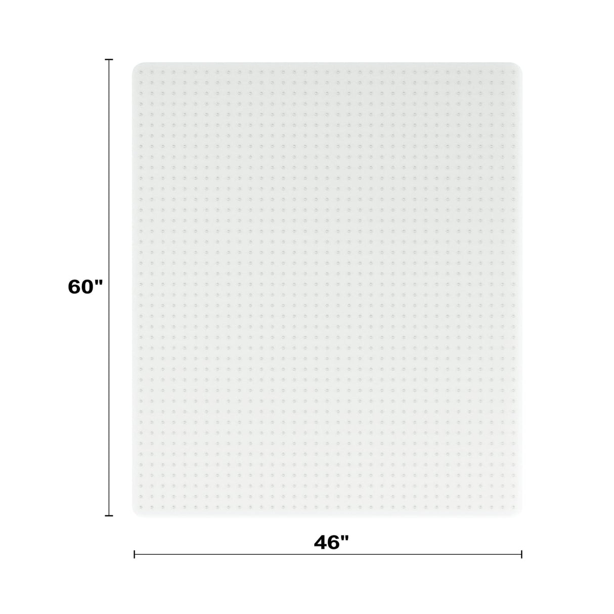 Deflecto OceanMat Office Chair Mat for Carpets, 46 In. x 60 In.