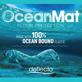 Deflecto OceanMat Office Chair Mat for Hard Floors, 36 In. x 48 In.