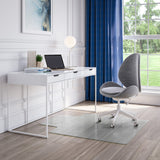 Deflecto OceanMat Office Chair Mat for Hard Floors, Lipped, 45 In. x 53 In.
