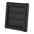 Deflecto Supurr-Vent Louvered Dryer Vent Hood, Black