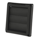 Deflecto Supurr-Vent Louvered Dryer Vent Hood, Black