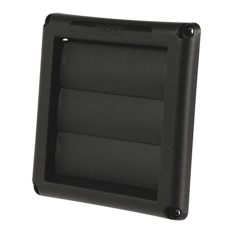 Deflecto Supurr-Vent Louvered Dryer Vent Hood, Black