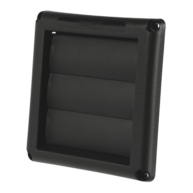 Deflecto Supurr-Vent Louvered Dryer Vent Hood, Black