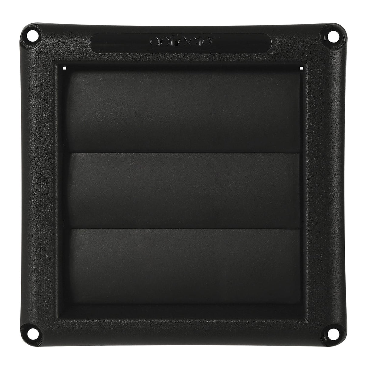 Deflecto Supurr-Vent Louvered Dryer Vent Hood, Black