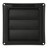 Deflecto Supurr-Vent Louvered Dryer Vent Hood, Black