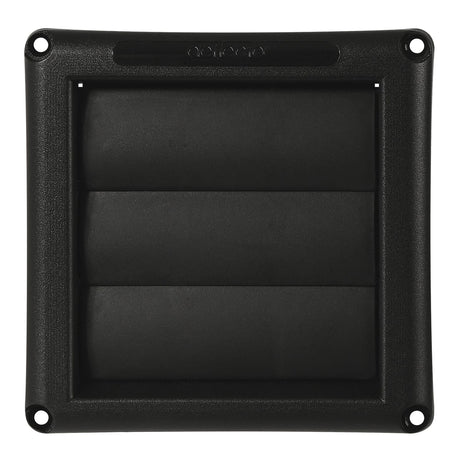 Deflecto Supurr-Vent Louvered Dryer Vent Hood, Black